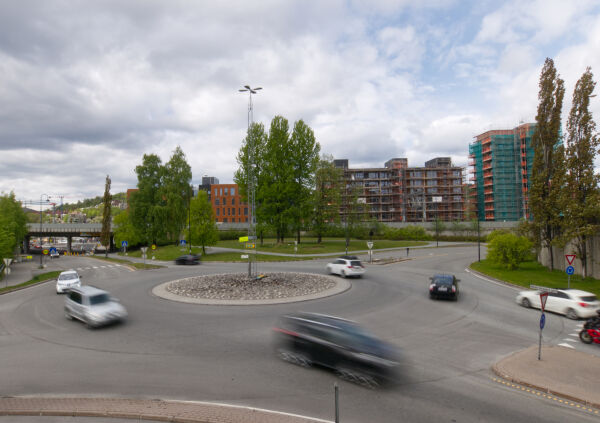 Sjåfører krangler om blinking før rundkjøring