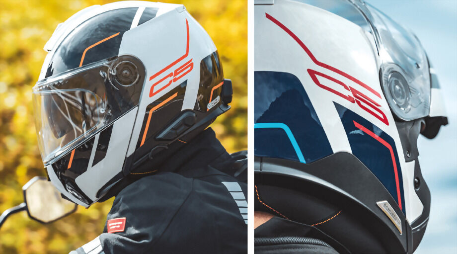 Schuberth C5 representerer en ny generasjon av åpningshjelmer. Den er resultatet av 20.000 utviklingstimer, 2000 testede hjelmer i Schuberths testlaboratorie og mer enn 400 timer testing på tyske veier.