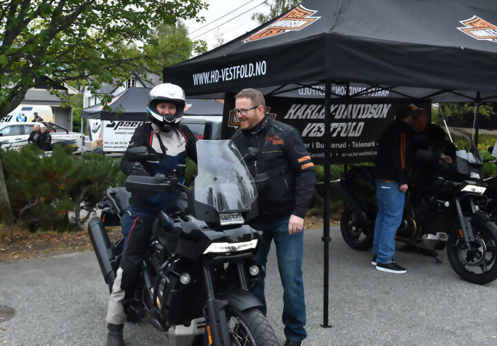 Many wanted to try H-D Pan America.