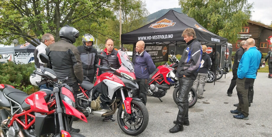 Yours truly is getting ready to test drive the Multistrada V4.