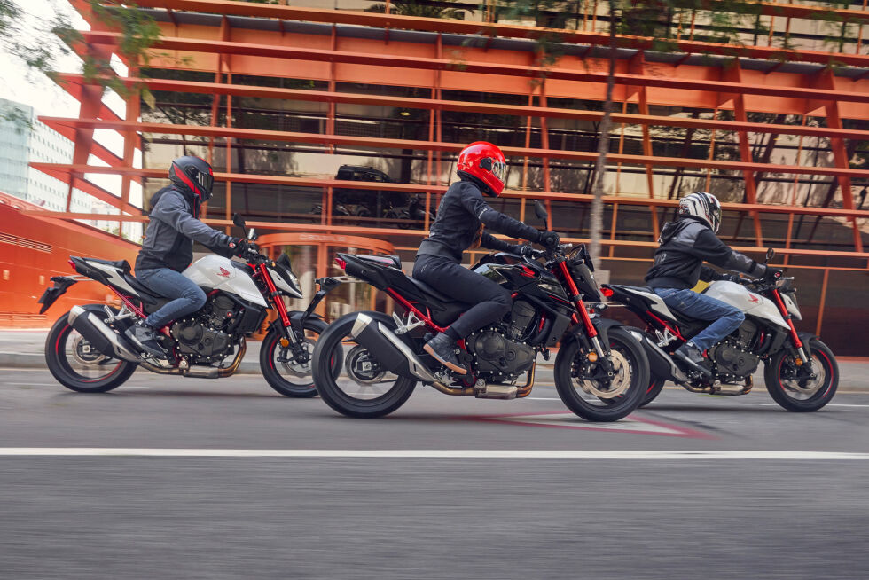 Honda er markedsleder på tung MC. Deres bestselger er nyheten CB750 Hornet, som nå er utsolgt fra importørens lager.