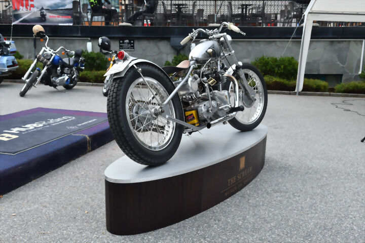 The Scream. Motorcycle art on two wheels.